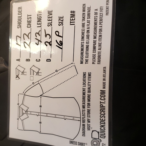 16P Fleet street black trench coat.  D34 - Picture 15 of 15